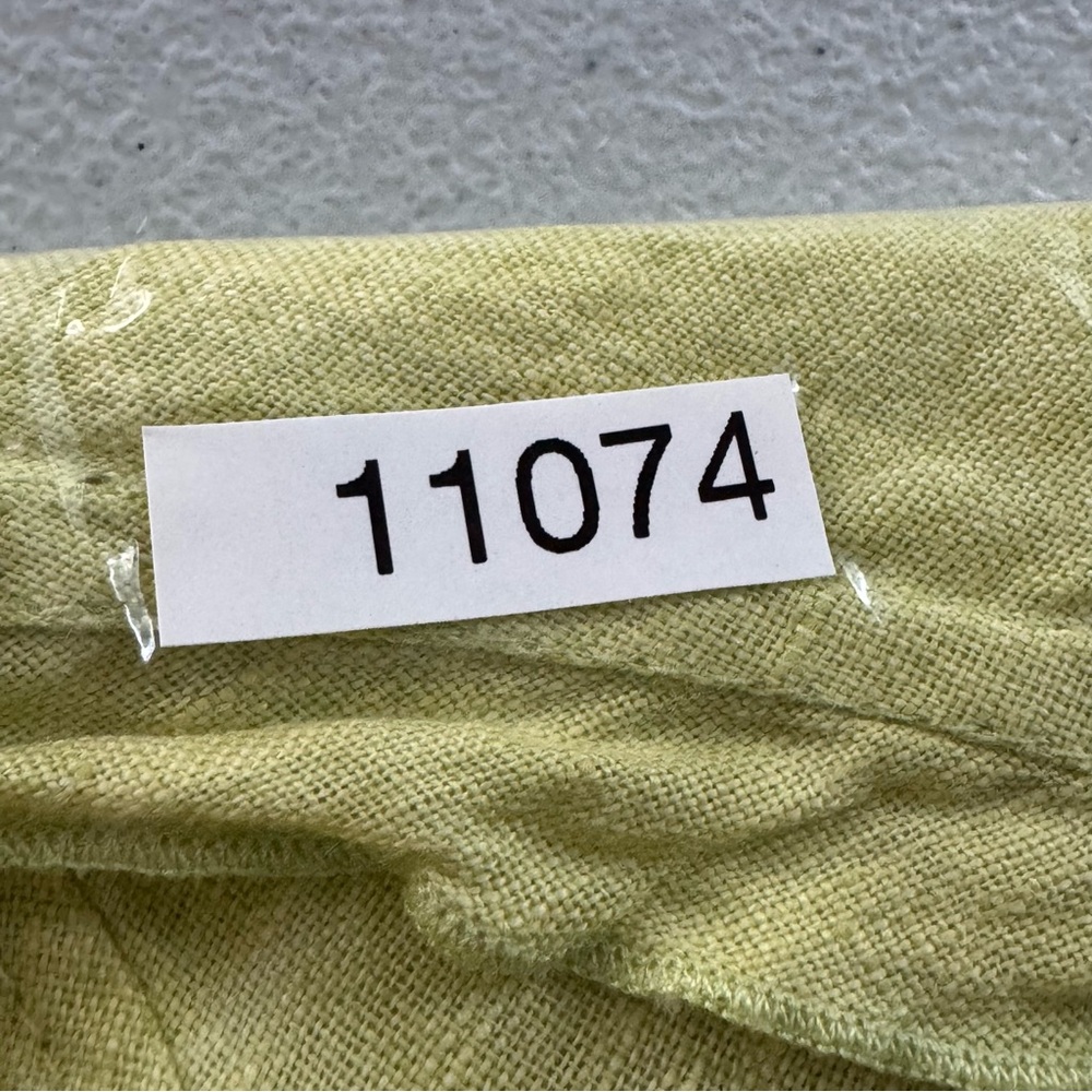 Flax Women's Light Green Linen Sleeveless Dress Size L - Picture 10 of 10